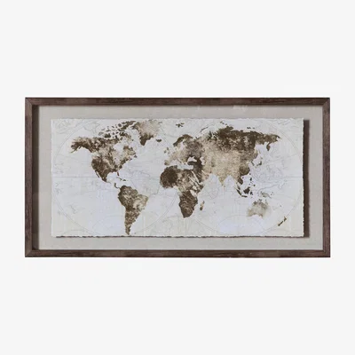 Pagazzi World Map Wall Art