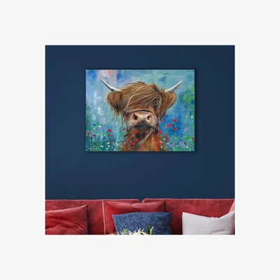 Pagazzi Bruce the Cow Canvas