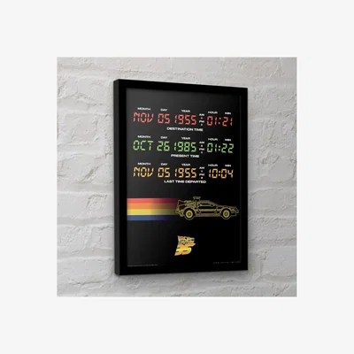 Pagazzi Back To The Future Frame 30X40