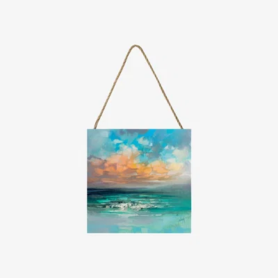 Pagazzi Hebridean Waters Small Wooden Hanging Block