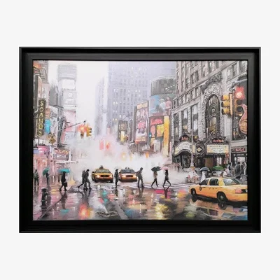 Pagazzi New York Framed Canvas Wall Art