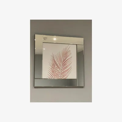 Pagazzi Pink Palm Leaf Glitter Wall Art 40x40cm