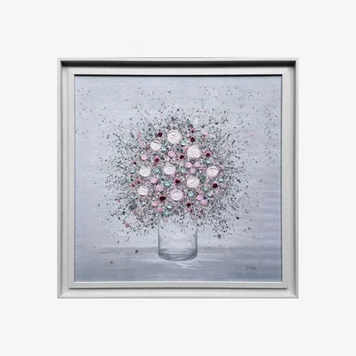 Pagazzi You Make Me Blush Framed Canvas Wall Art