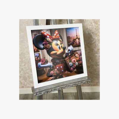 Pagazzi Diva Minnie Mouse Artwork with White Frame