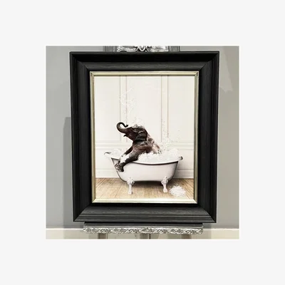 Pagazzi ELEPHANT TUB 50X40 WALL ART