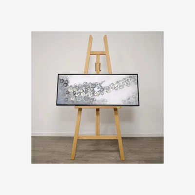 Pagazzi Bubble Abstract Canvas With Black Frame 40x100cm