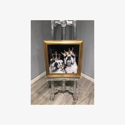 Pagazzi Bulldog Framed Wall Art
