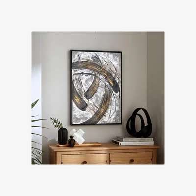 Pagazzi Angularis Hand-Painted Canvas