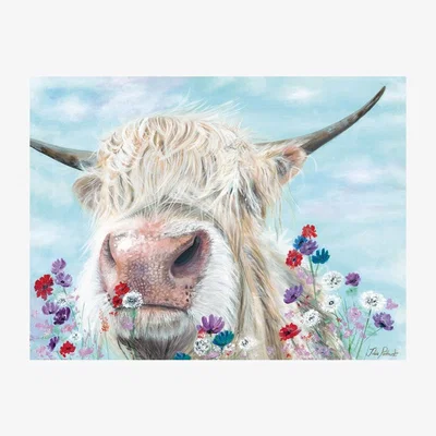 Pagazzi Douglas with Flowers Canvas Wall Art