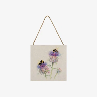 Pagazzi Busy Bees Small Wooden Hanging Block
