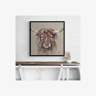 Pagazzi Bad Hair Day Wall Art 105x105cm
