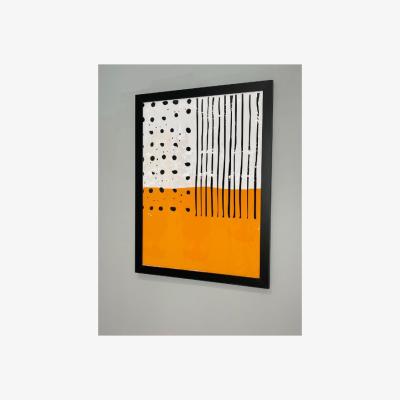 Pagazzi Abstract Orange Print 80x60cm
