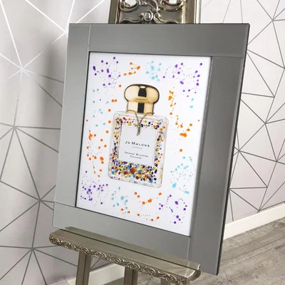 Pagazzi Parfum Liquid Wall Art with Mirrored Frame 50x40cm