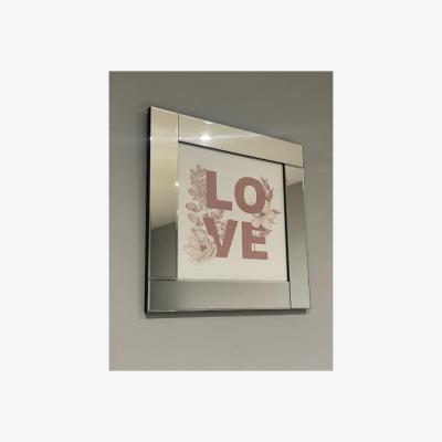 Pagazzi Love Pink Glitter Wall Art 40x40cm