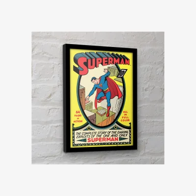 Pagazzi Superman Framed Print 30X40