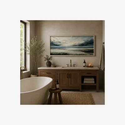 Pagazzi Beach Wilderness 50x100cm Framed Canvas