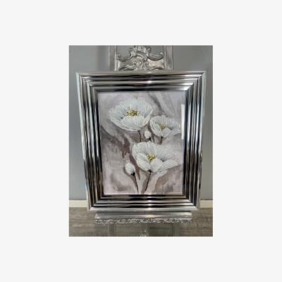 Pagazzi Framed 3 Flower Muted Art Print 50x40
