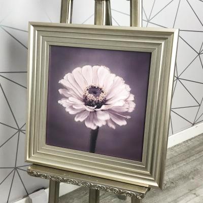 Pagazzi Dahlia 1 Liquid Art with Champagne Frame 40x40cm