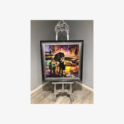 Pagazzi City Couple Large Framed Wall Art