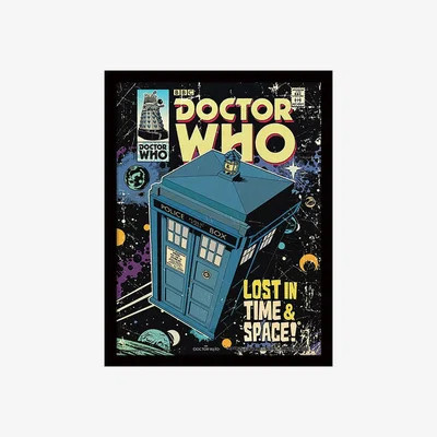 Pagazzi Doctor Who Lost in Time and Space Framed Wall Art 30x40
