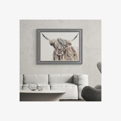 Pagazzi Stornaway Cow Wall Art 116x90cm