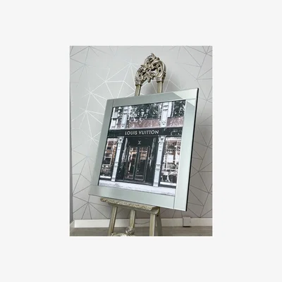 Pagazzi Designer Store 1 Liquid Art with Mirrored Frame 70x70cm