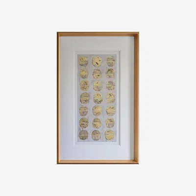 Pagazzi Metallic Fossil Art Framed Art