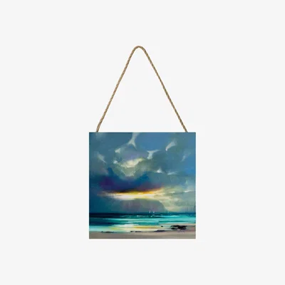 Pagazzi West Coast Blues Small Wooden Hanging Block
