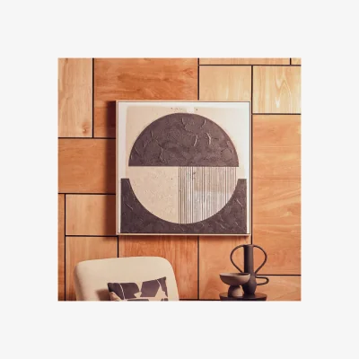 Pagazzi Black and Cream Wall Art | Astratto