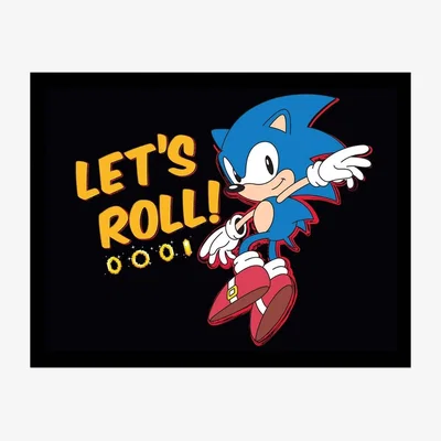 Pagazzi Sonic the Hedgehog Framed Wall Art 30x40
