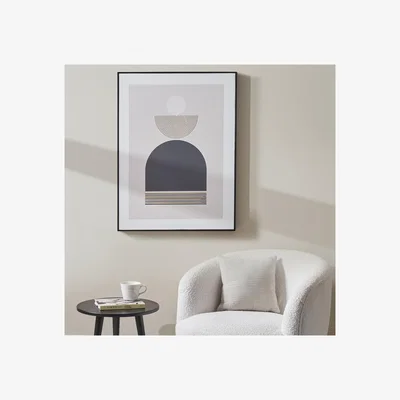 Pagazzi Art Deco Gold And Black Framed Canvas
