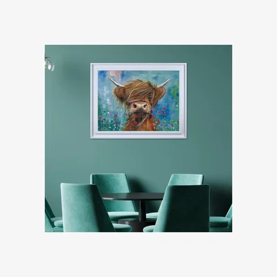 Pagazzi Bruce The Cow Framed Print