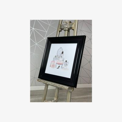 Pagazzi Mother Like Daughter Brunette Wall Art with Black Frame 40x40cm