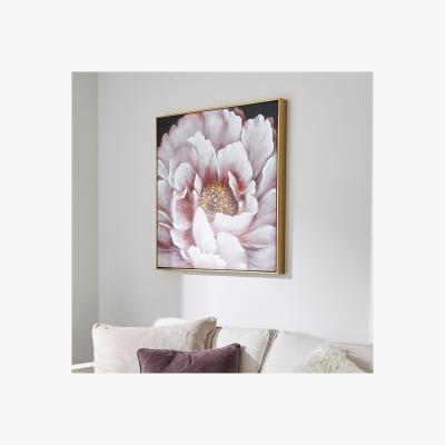 Pagazzi Peony Blush Framed Canvas Wall Art