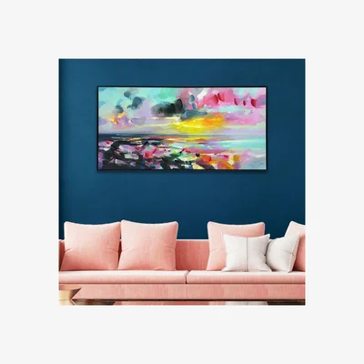 Pagazzi Esprit Insulaire Framed Canvas Wall Art