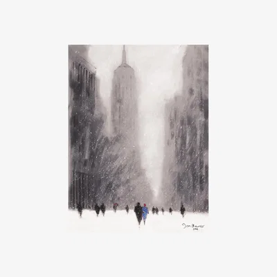 Pagazzi Heavy Snowfall, 5th Avenue Canvas