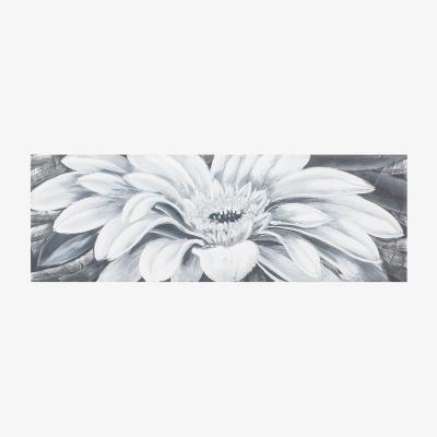 The Range Monochrome Glitter Gerbera Canvas