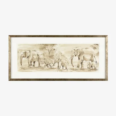 The Range Elephant Parade Framed Picture