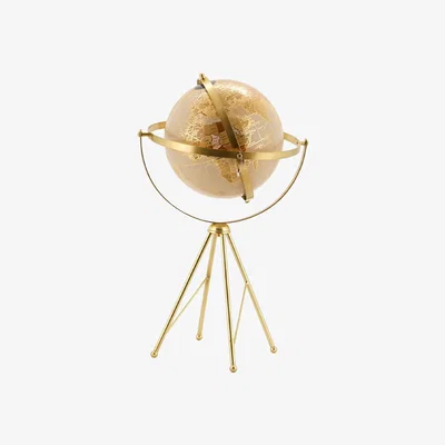 The Range Globe on Stand - Gold
