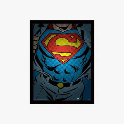 The Range DC Comics (Superman Torso) Framed Print