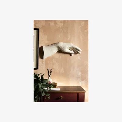Rockett St George Large White Helping Hand Wall Art