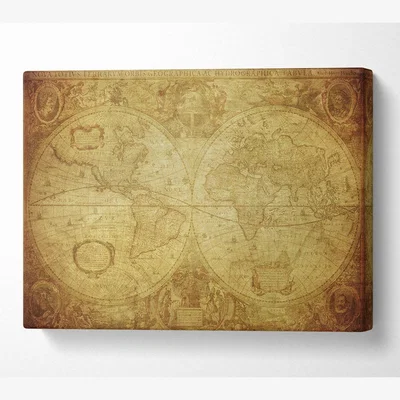 The Range The Map Of The World Vintage - 35.6cm