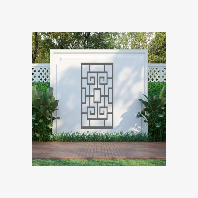 The Range Olivaser Screen Metal Wall Art - Anthracite grey