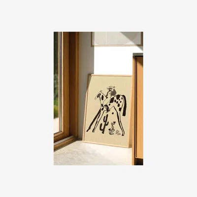 Rockett St George I Prefer Cowgirls Art Print - Unframed