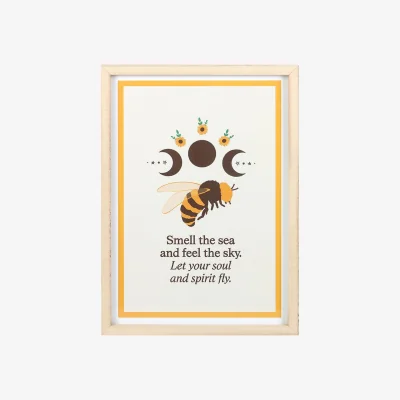 The Range Something Different Summer Solstice Framed Wall Art - Brown/Yellow