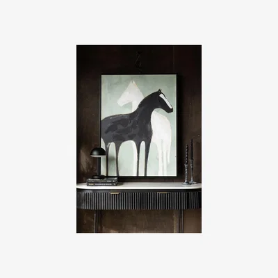 Rockett St George Stallion Shadow Canvas Art Print