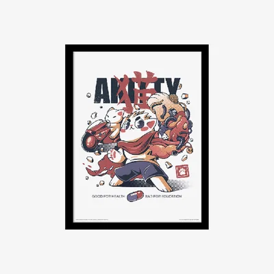 The Range Ilustrata (Akitty) Framed Print