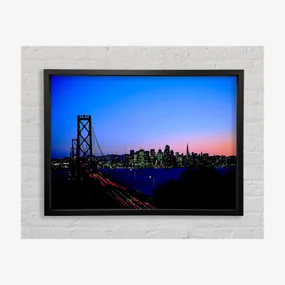 The Range Rush Hour From The City Framed Print Architecture Prints - Black