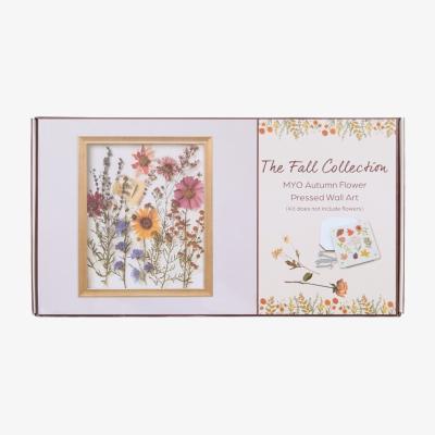 The Range Make Your Own Autumn Flower Pressed Wall Art