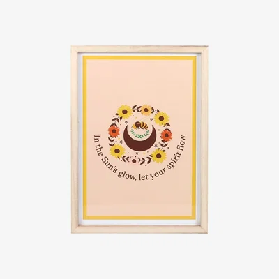 The Range Spirit Flow Summer Solstice Wall Art Print - Cream